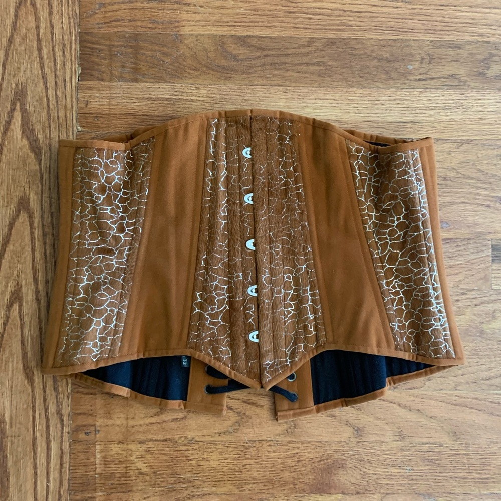 Timeless Trends Corset Brown Cosplay Victorian Halloween Woman’s 32